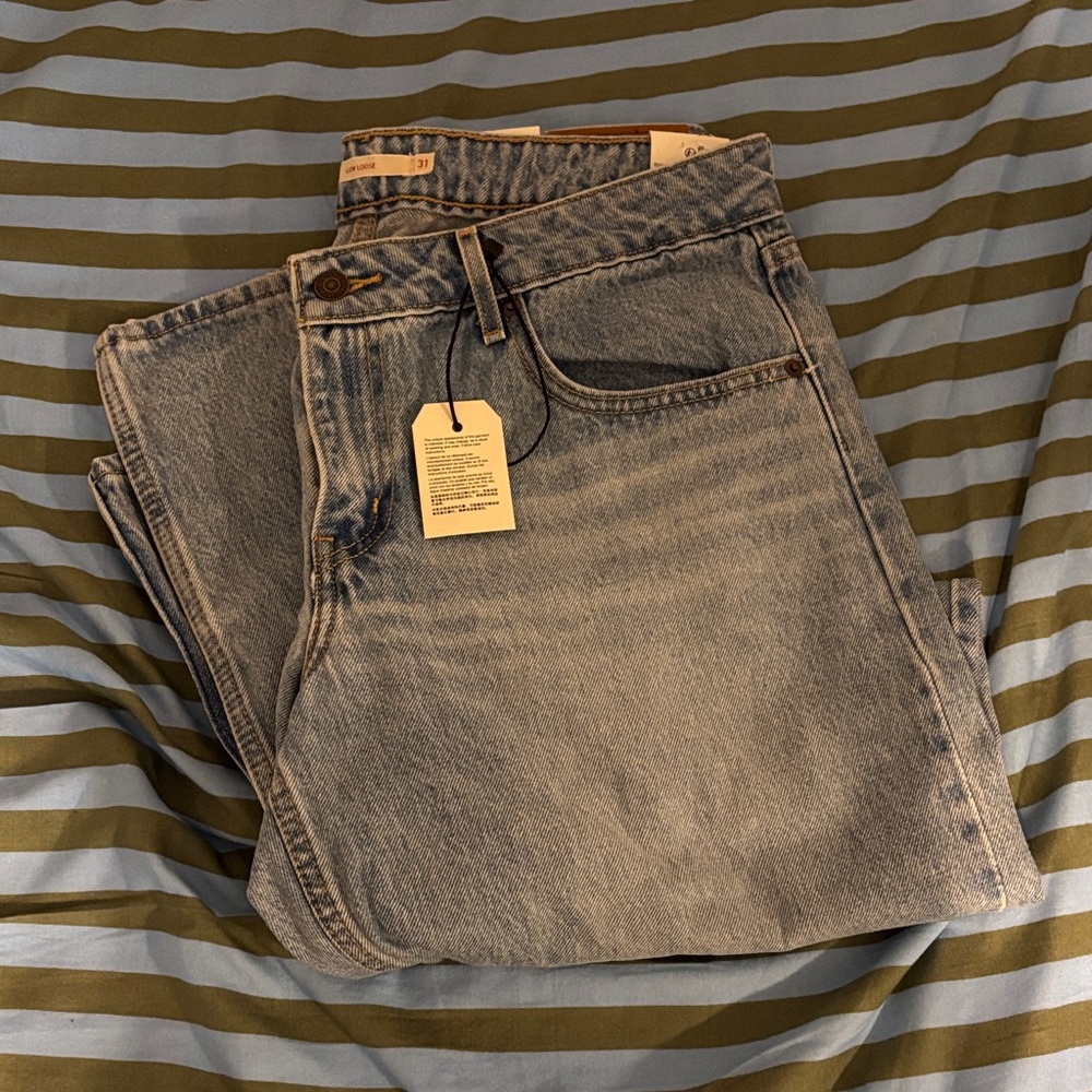 Levi's Low Loose Jeans Light Wash 31x30